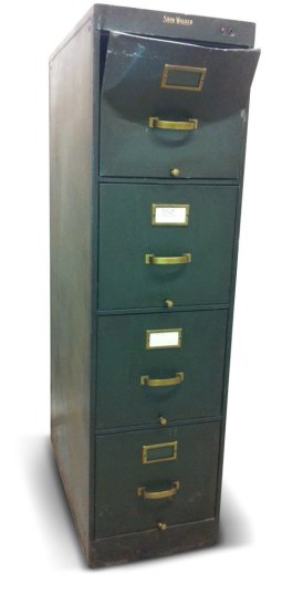 Maxwell Knight's filing cabinet