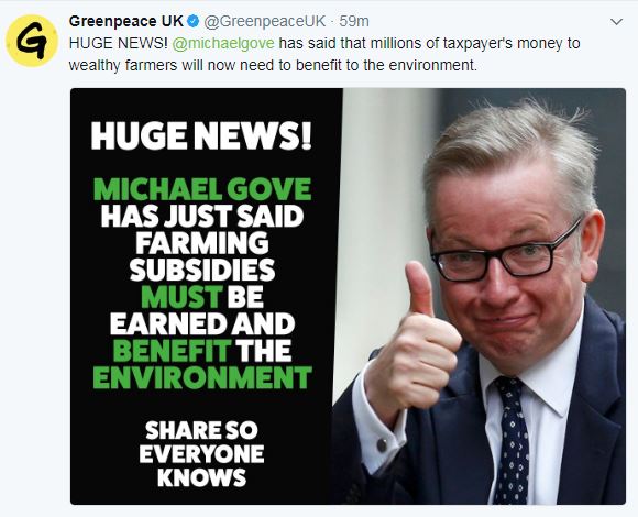 Green Brexit: Farm subsidies ‘must be earned’ – Michael Gove