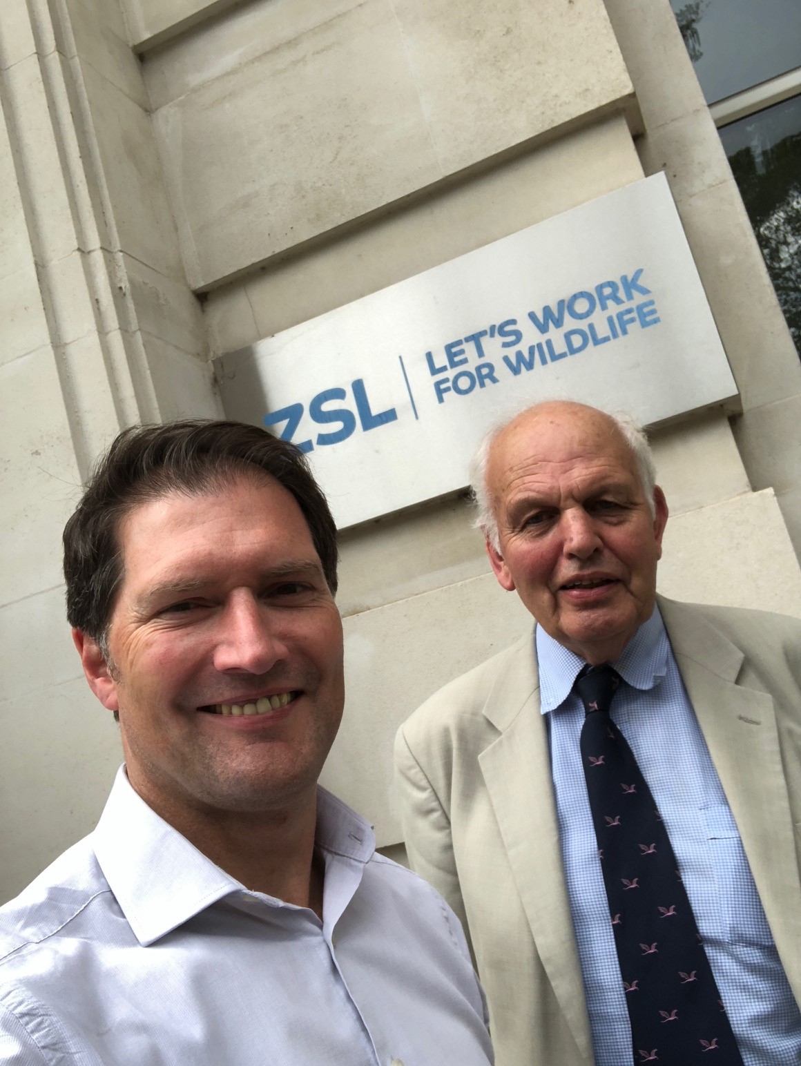 Simon King and Prof. John Cooper at ZSL 2018.JPG