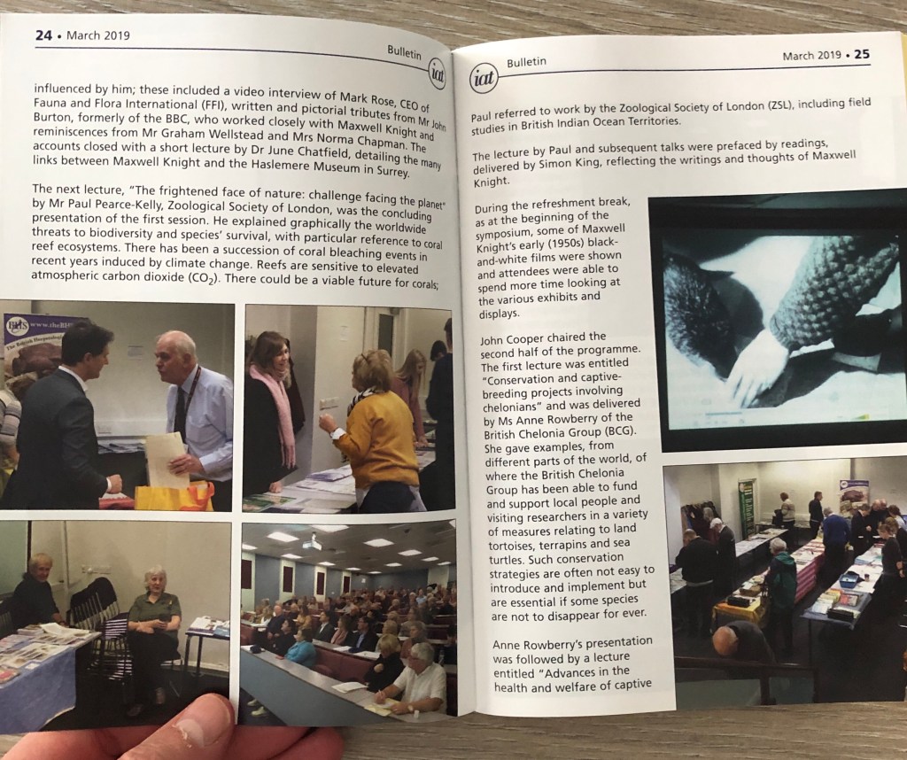 Maxwell Knight Symposium coverage in the IAT&nbsp;Bulletin