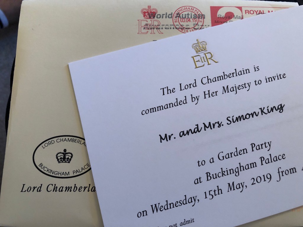The Lord Chamberlain is commanded by Her Majesty to invite me to a Garden Party at Buckingham Palace. (It turns out I’ll be walking in Maxwell Knight’s footsteps…).