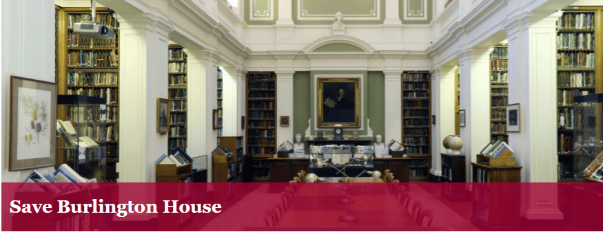 Linnean Society: Save Burlington House Appeal @LinneanSociety